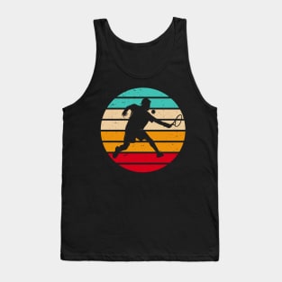 Tennis Vintage Retro Tennis Player Athlete Tank Top